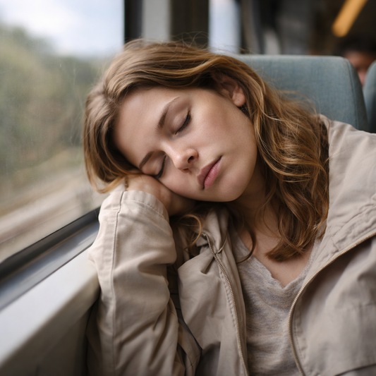 falling asleep on train, needing sleep supplement