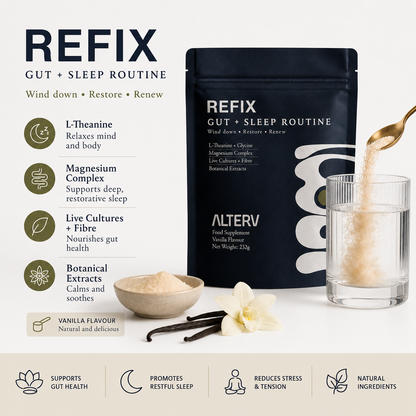 REFIX Natural Sleep Aid for Gut Health | Evening Formula